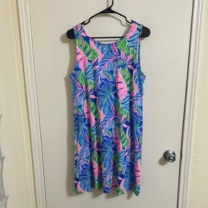 NWOT Lilly Pulitzer Tropical Print Swing Dress